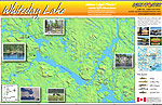 Whiteclay Lake West and North Map